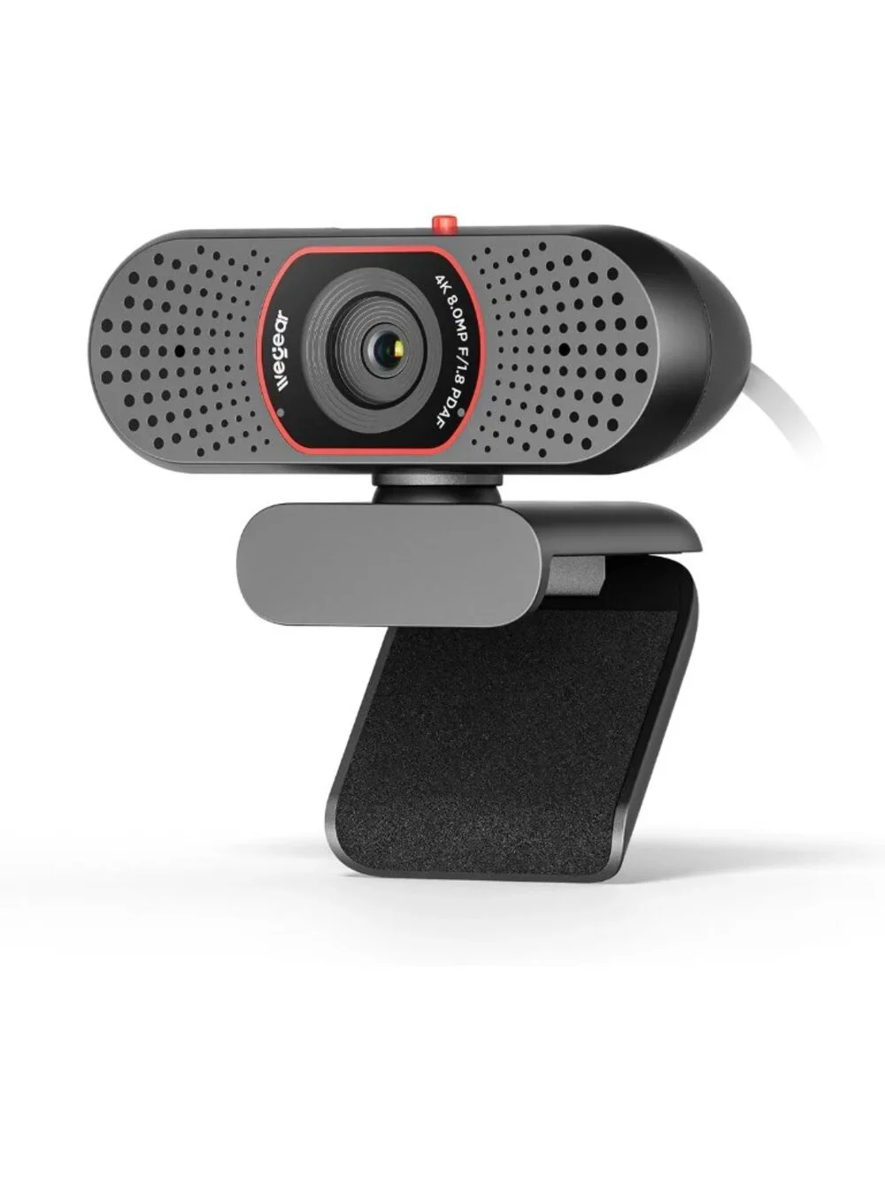 4K USB Webcam for PC - 30FPS/60FPS, Autofocus, Dual Mics, Privacy Cover